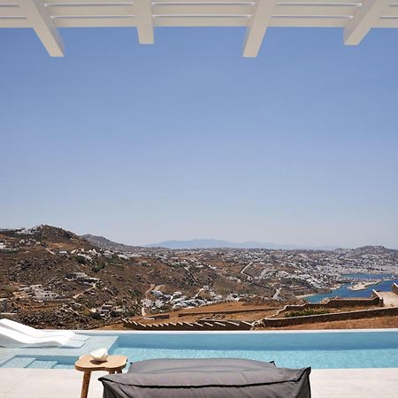 Mykonos Town Annez Villa With Private Pool Panoramic Sea View מראה חיצוני תמונה
