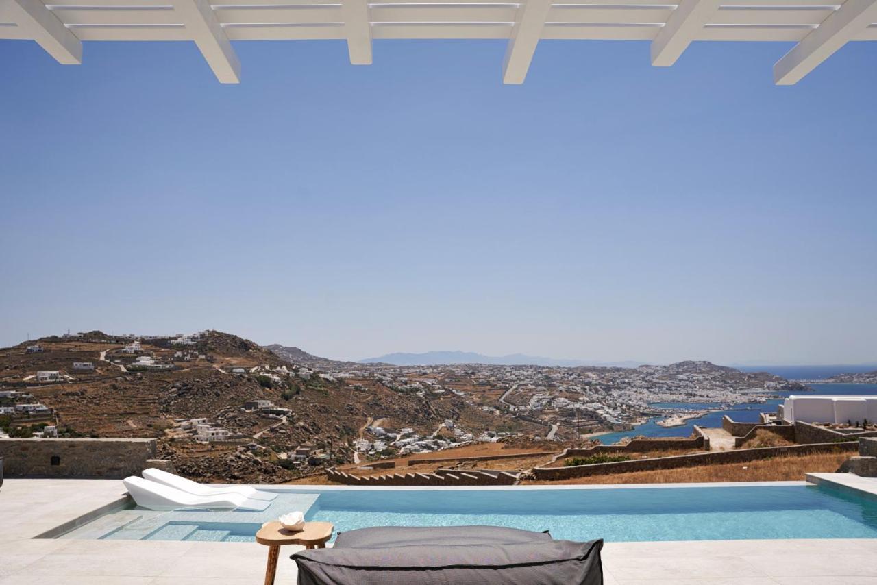 Mykonos Town Annez Villa With Private Pool Panoramic Sea View מראה חיצוני תמונה