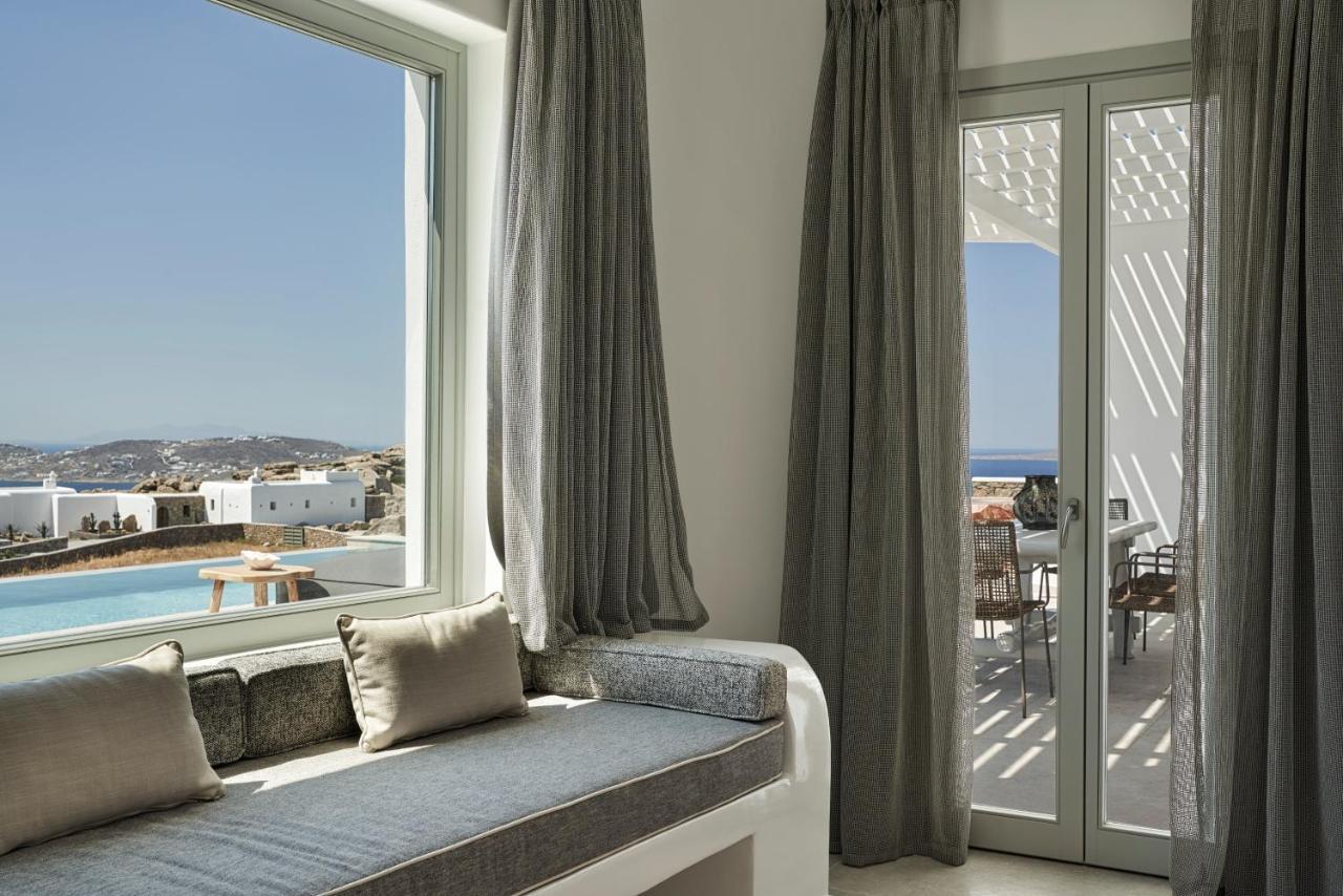 Mykonos Town Annez Villa With Private Pool Panoramic Sea View מראה חיצוני תמונה